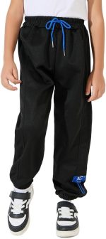 Styli Boys Slant Pocket Patch Cotton Joggers