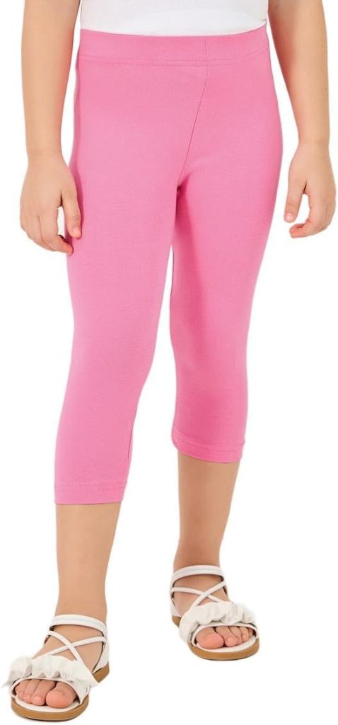 Styli Girls Elastic Waistband Basic Capri Length Leggings