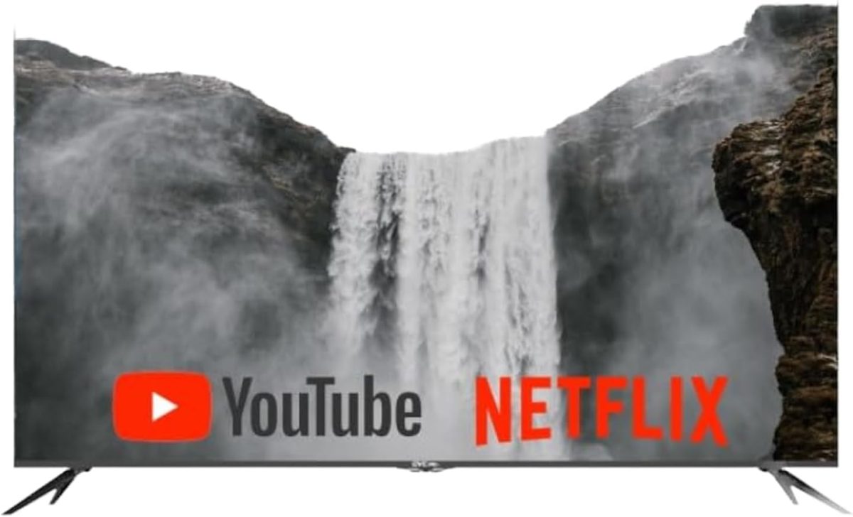 جي في سي برو شاشة تلفزيون ذكية نتفليكس ويوتيوب مقاس 50 بوصة - LD-50TVUS
