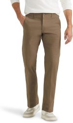 Lee mens Performance Series Extreme Comfort Khaki Pant Straight Fit Pant