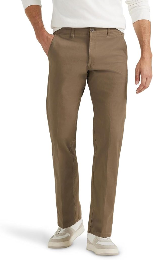 Lee mens Performance Series Extreme Comfort Khaki Pant Straight Fit Pant