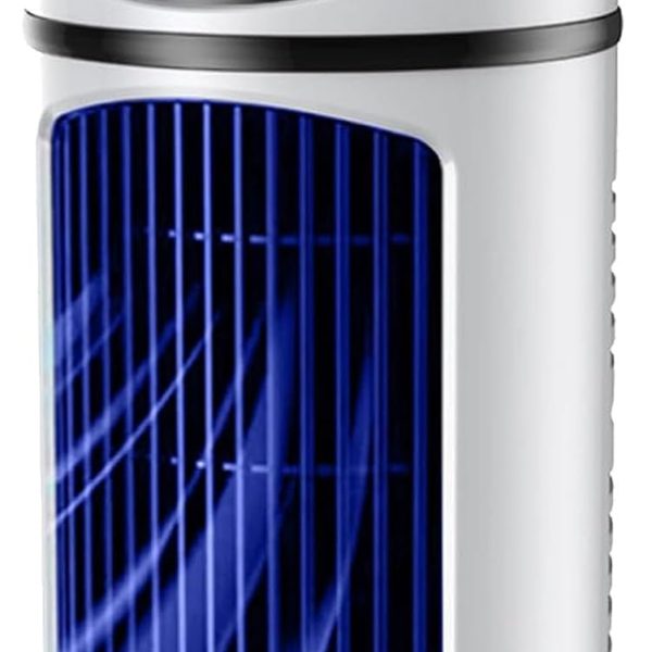 Protec Air Ac - Protec Air Portable Air Conditioner with 6 Wind Speeds & 3 Cool Mists, Upgraded 3 In 1 Cooler Humidifier, Low Noise ProtecAir Cooling Fan, for Room, Desktop, Bedroom, Office
