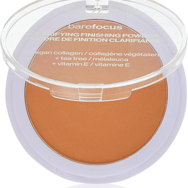 Wet n Wild, Bare Focus, Makeup Clarifying and Finishing Powder, Translucent and Matte for a Flawless Makeup Base, Long-Lasting, with Hyaluronic Acid and Vitamin E, for Medium/Tan Skin Tones