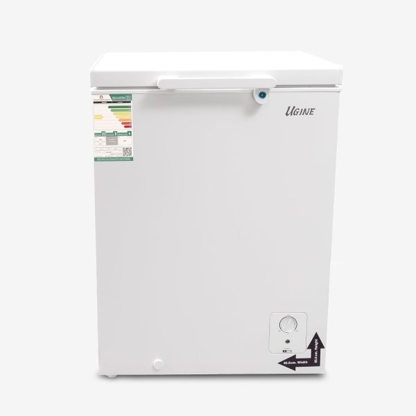 Ugine Chest Freezer 144 Litres,5 Cubic Feet,White - UCFK144N