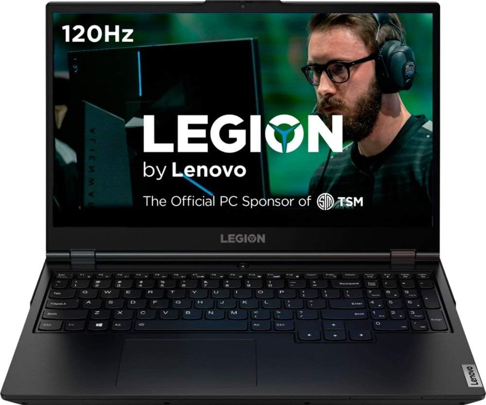 لينوفو لابتوب العاب ليجن 5 بشاشة FHD 15.6 انش IPS i7 - 10750H وUSB - C وHDMI وواي فاي 6 وكاميرا ويب وكيبورد باضاءة خلفية نفيديا جيفورس GTX 1660 Ti وويندوز 10 اسود (32GB RAM و1TB PCIe SSD) ، انتل