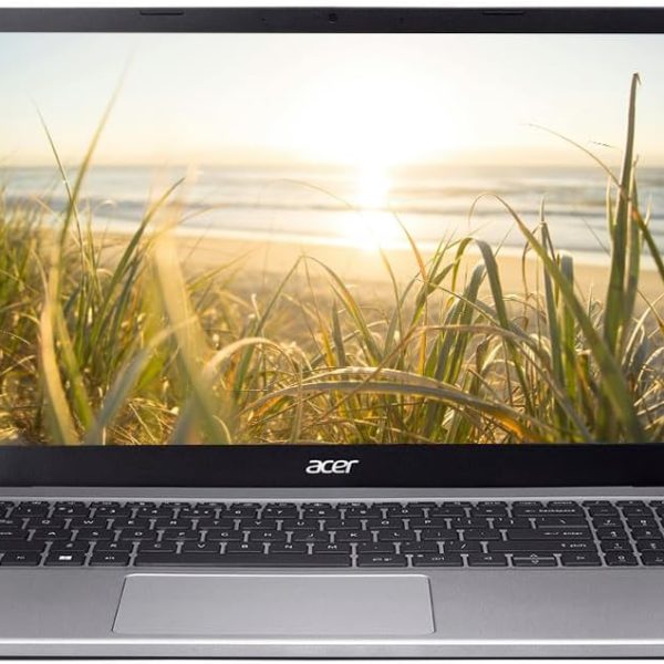 ايسر لابتوب 15.6 انش FHD IPS، معالج انتل i5 حتى 4.39GHz، 20GB DDR4 RAM، 256GB SSD، واي فاي فائق السرعة، HDMI، نظام تشغيل ويندوز 11، فضي باستيل (تجديد ايه)