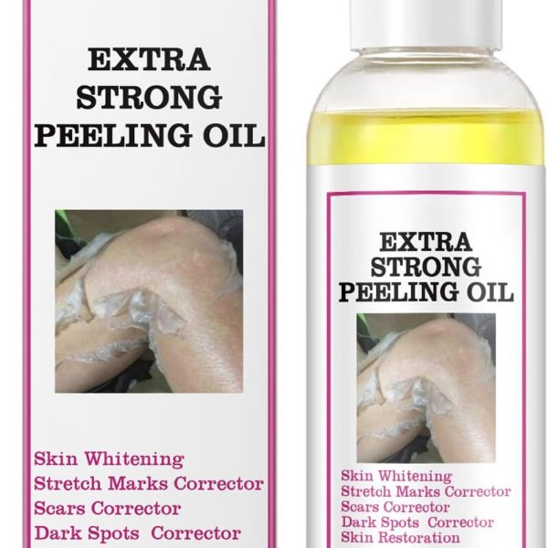 110 ml Yellow Peeling Oil, Exfoliating Oil for Dark Skin, Removes Dead Skin, Body Moisturization,Extra Strong Peeling OiI