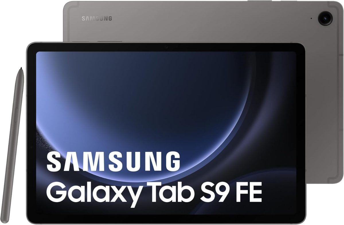 Samsung Galaxy Tab S9 FE Tablet, 10.9 Inches Wifi 128GB, S Pen Included, Long Life Battery, IP 68 Certification, Anthracite, FR Version