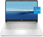HP لابتوب 14 الاحدث 2023 بشاشة انش ومعالج انتل كور i5-1135G7 وذاكرة RAM 32GB وSSD 1TB وبطاقة عرض مرئي ايرس Xe وبلوتوث وكاميرا ويب وويندوز 11 هوم فضي طبيعي حزمة مع سيفسفي