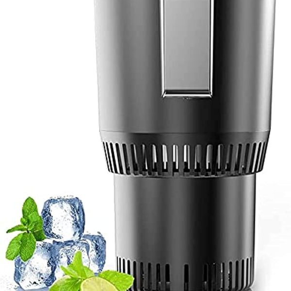 ACHAS Car Cup Cooler Warmer Quick Electric Cooling Cup Warmer Cooler 2-in-1-3℃~58℃ Heat and Cold Insulation Drink Cooler Cup Coffee Warmer for Road Trip