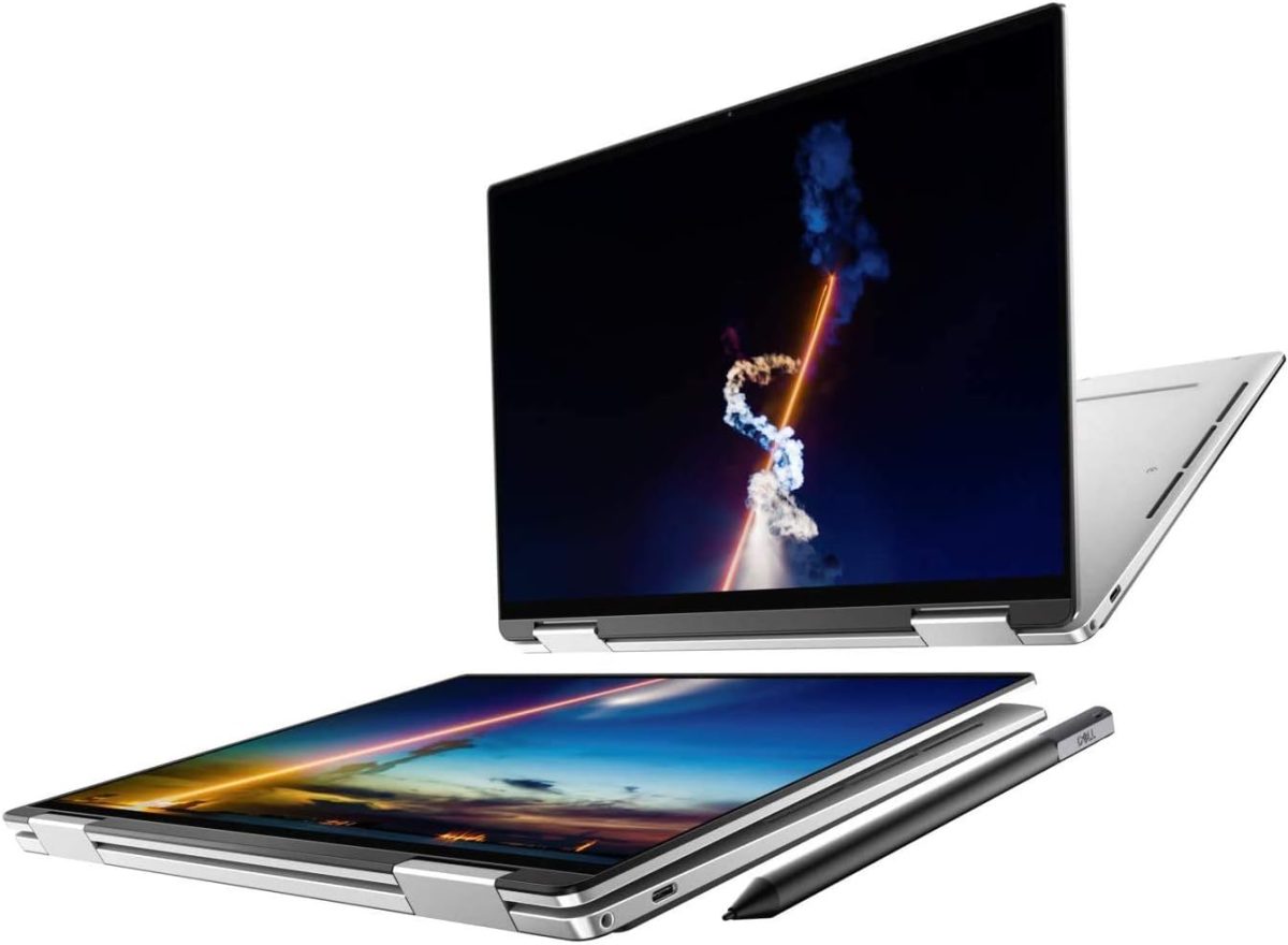 شاشة لمس جديدة XPS 13 2 في 1 7390، شاشة لمس 13.3 انش 4K UHD+ (3840x2400)، انتل الجيل العاشر i7-1065G7، 512GB SSD، ذاكرة RAM 16GB، بطاقة رسومات انتل ايريس بلس، قلم ستايلس، ويندوز 10 برو