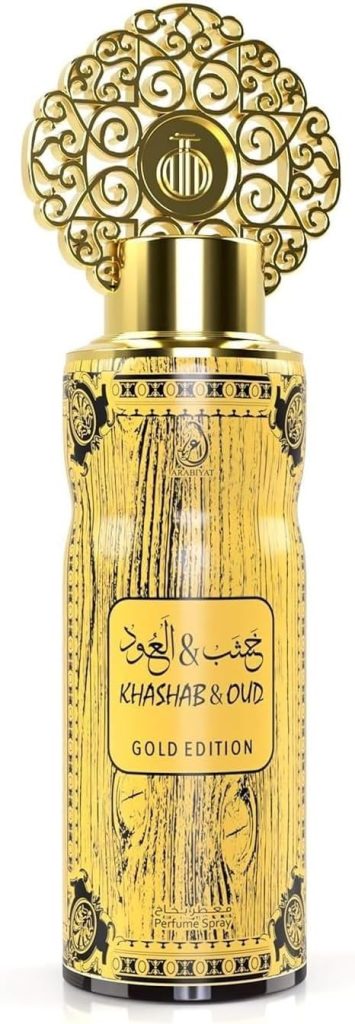 ARABIYAT KHASHAB OUD GOLD PERFUME BODY SPRAY 200ML