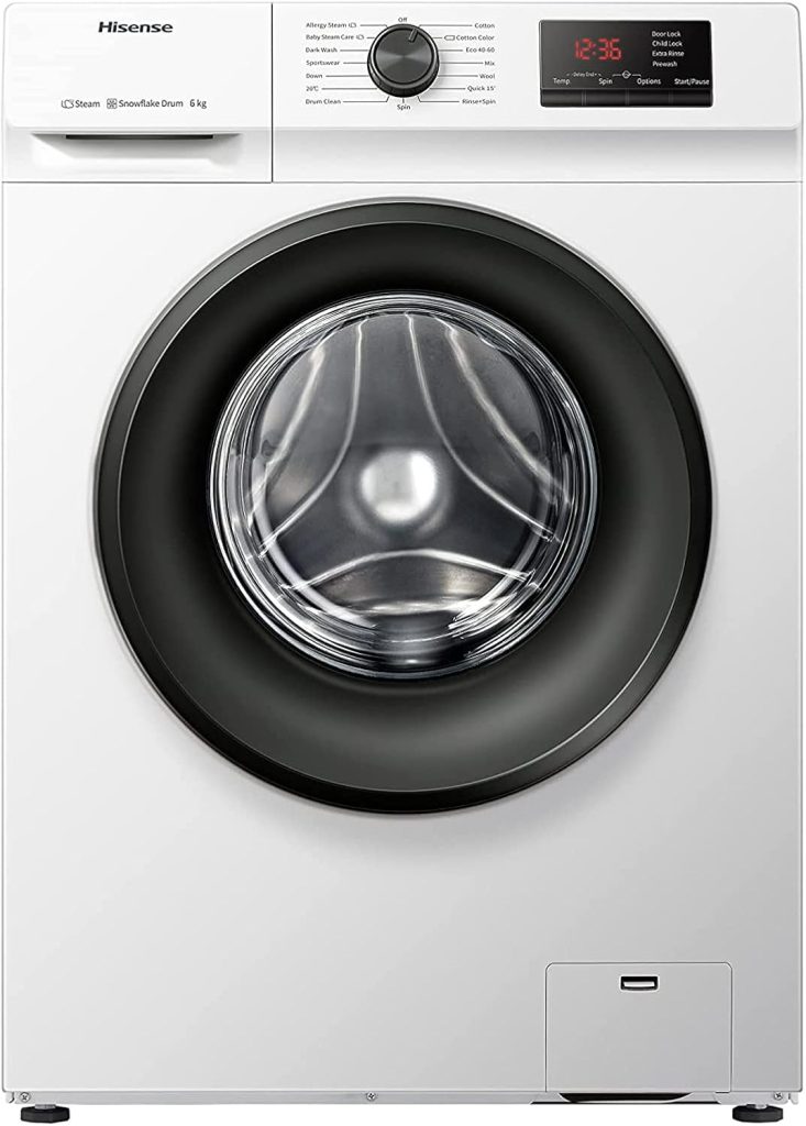 Hisense 7 kg B Class Front Loading Washing Machine with Knob Control | Model No WF1B721US with 2 Years Warranty