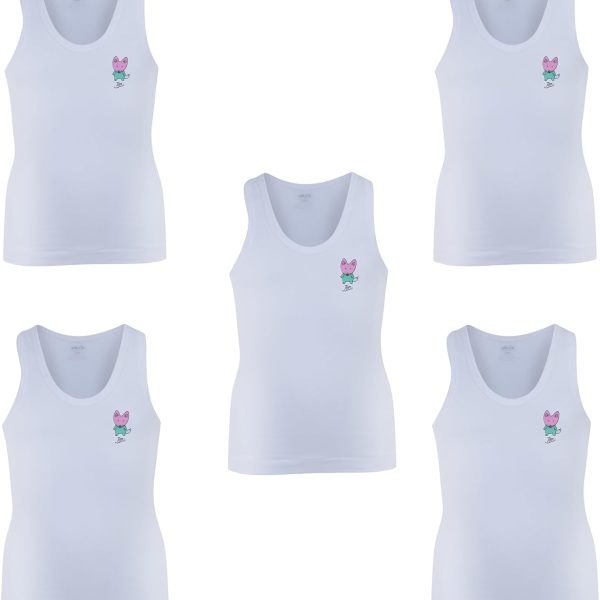 Rupa Jon Boy's Kids Vest (Pack of 5)