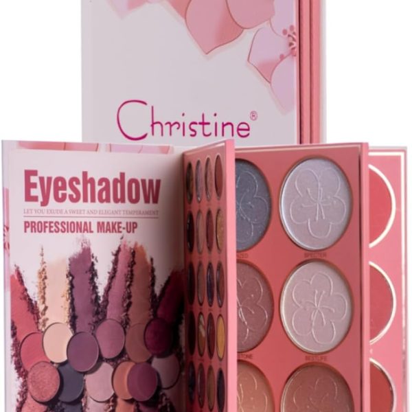 Christine Kristen 3 in 1 Palette Eyeshadow + Illuminator + Blush