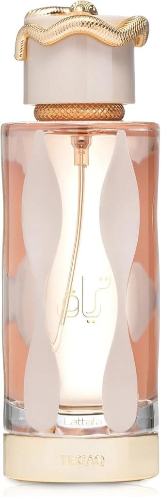 Lattafa Teriaq by Quentin Bisch for Perfumes Unisex Eau De Parfum Spray 3.4 Ounce-Caramel Bitter Almond Vanilla Notes - Long-lasting Fragrance for Men and Women Designer Creation from Grasse