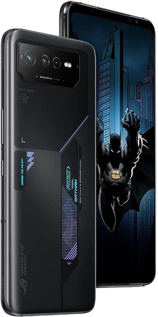 اسس روج فون 6D اصدار باتمان بشريحتي اتصال - تخزين 256gb ذاكرة RAM 12gb اسود - نسخة صينية - جلوبال روم 6 دي