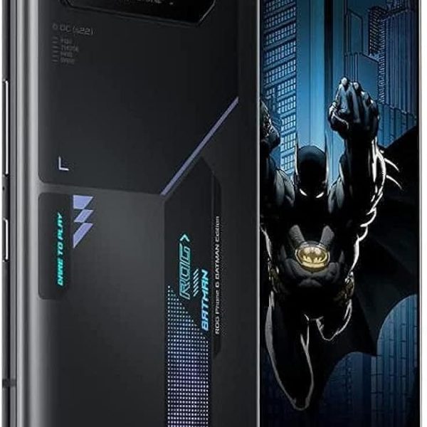 اسس روج فون 6D اصدار باتمان بشريحتي اتصال - تخزين 256gb ذاكرة RAM 12gb اسود - نسخة صينية - جلوبال روم 6 دي