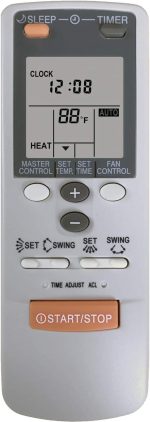 RCECAOSHAN Replacement Air Conditioner Remote Control for Fujitsu Ar-jw1 Ar-jw11 Ar-jw13 Ar-jw17 Ar-jw19 Ar-jw2 Ar-jw27 Ar-jw28 Ar-jw30 Ar-jw31