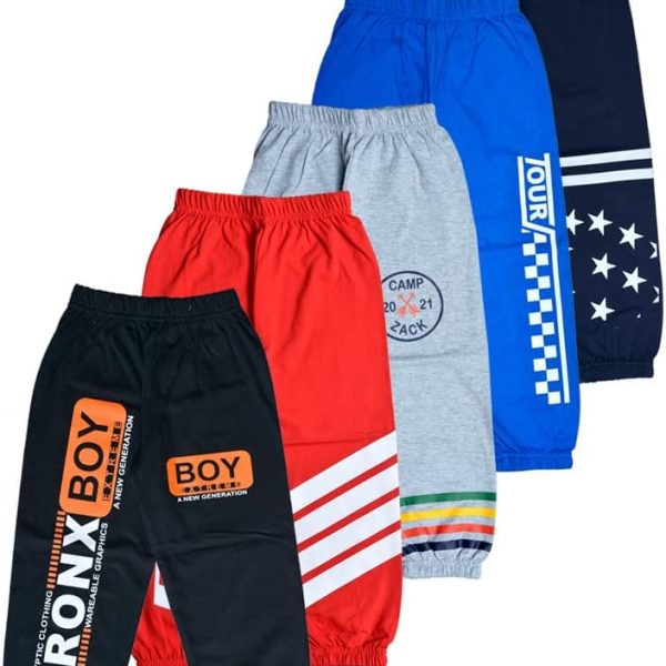 T2F Boys boys track pants Track Pants (pack of 5)