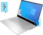 لابتوب اتش بي انفي للمنزل والعمل 15t-ep000 انتل i9-10885H ثماني 8 النواة مع 32GB RAM و512GB PCIe SSD وانفيديا RTX 2060 ماكس كيو، شاشة لمس 15.6انش 4K UHD 3840×2160، ماسح بصمة، WiFi، ويندوز10 هوم، موزع
