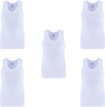Rupa Frontline Cotton Vest for Boys (Pack of 5)