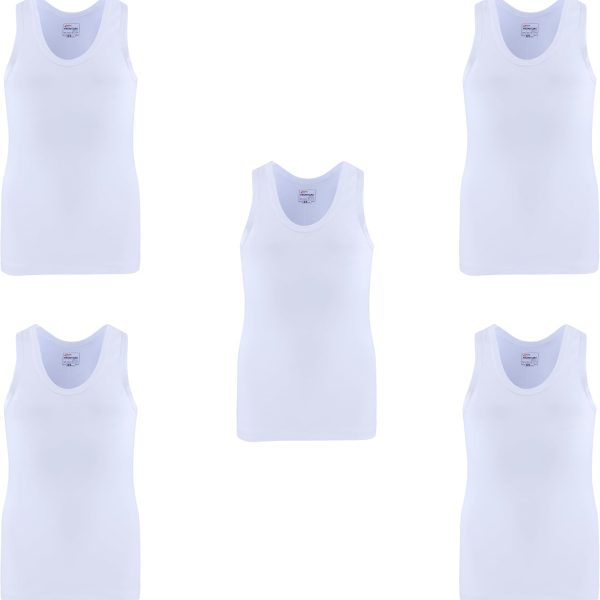 Rupa Frontline Cotton Vest for Boys (Pack of 5)