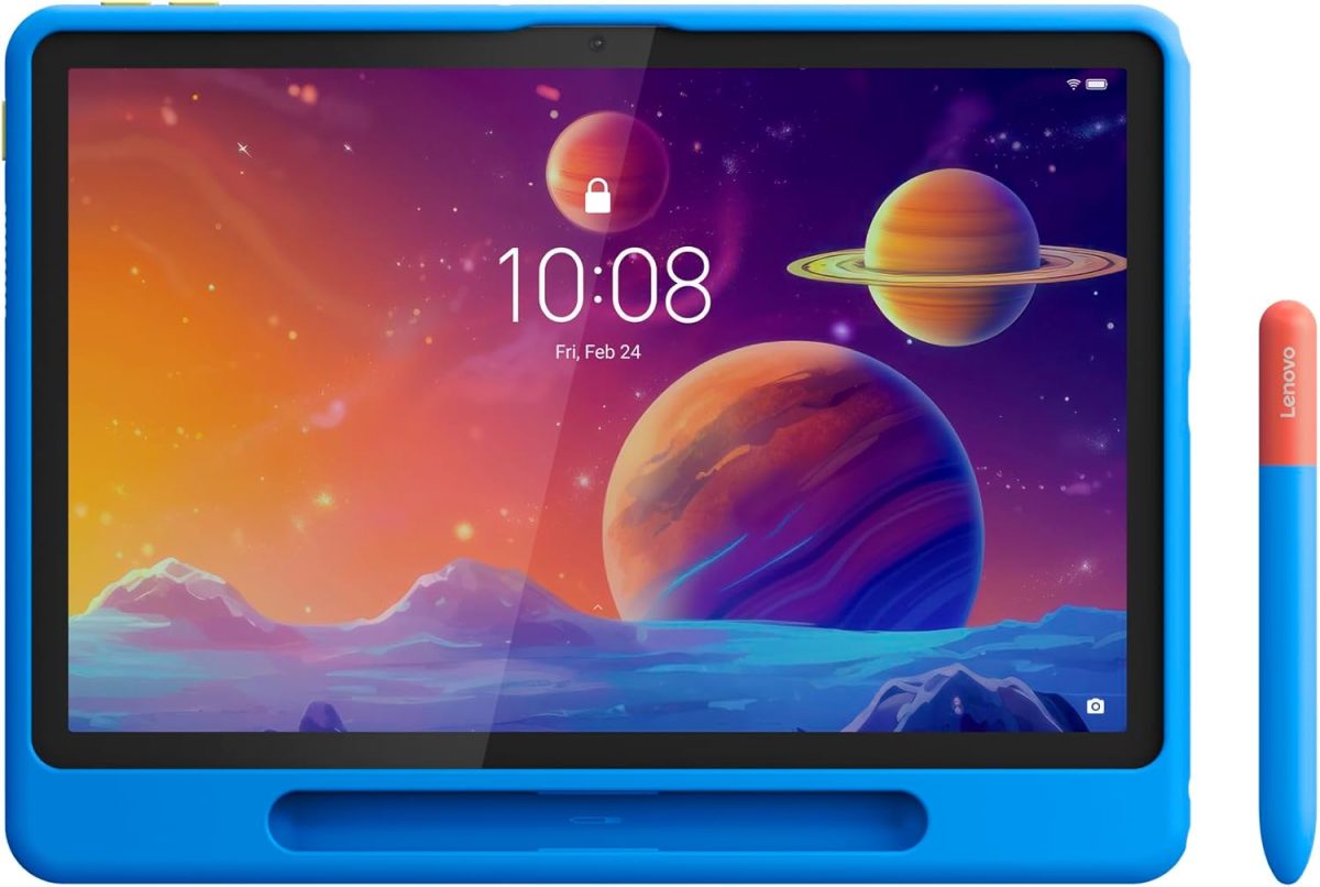 لينوفو تاب، 10 انش، رمادي لونا، ميديا تيك® G85 OC 2.0GHz، 4GB RAM، تخزين 128GB، واي فاي، بطارية 5100mAh، TB311FU، مع حافظة ممتصة للصدمات للاطفال، ZAEH0086SA