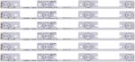New 90 Pieces*4 LEDs*6V LED strips working for TV KDL39SS662U 35018339 KDL40SS662U 35019864 35018340 327mm (Color : 6 PCS For 1 TV)