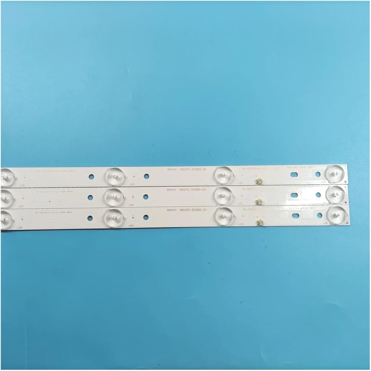 ⁦شرائط LED للتلفزيون 32BH15-T2 32CH15-T2 لقضبان التلفزيون LED HL-00320A28-0701S-04 B0 32LEX5027/T2C 32LEX5042/T2C (3 قطع لتلفزيون واحد)⁩ - الصورة ⁦3⁩