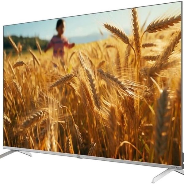 تلفزيون LED ذكي من آرو 65 بوصة 4K مع دعم HDR10+، يعمل بنظام أندرويد، بدون إطار، مع ميزة نسخ الشاشة ومشاركة الشاشة، مدخلات HDMI وUSB وWi-Fi، مع تطبيقات نتفليكس ويوتيوب وبرايم فيديو وشاهد، RO-65LCS120