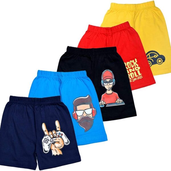 T2F boys Boys shorts Shorts (pack of 5)