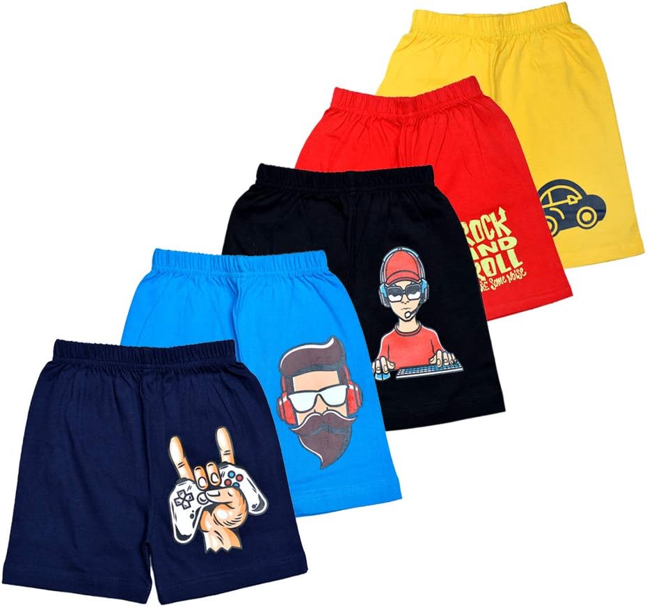 T2F boys Boys shorts Shorts (pack of 5)