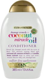 OGX, Conditioner, Damage Remedy+ Coconut Miracle Oil, New Gentle & and PH Balanced Formula, 385ml