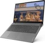 لينوفو لابتوب ايديا باد 3 نوت بوك بشاشة لمس 15.6 انش FHD (1920x1080) وقارئ بصمات اصابع ومعالج انتل كور i5-1135G7 حتى 2.4GHz رباعي النواة وذاكرة RAM 12GB وSSD 1TB وبلوتوث وويندوز 10 وقاعدة ماوس EAT