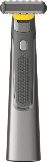 Titanium Beard Razor Trims, Rechargeable Beard Trimmer for Men, Electric Razor for Body and Facial Hair Grooming