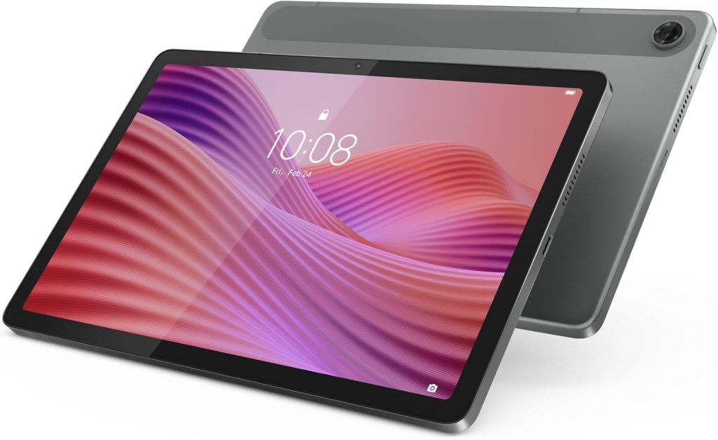 تابلت لينوفو، 10 بوصة رمادي (لونا جراي)، ميديا تيك® G85 OC 2 جيجاهرتز، ذاكرة رام 4GB، ذاكرة تخزين 64GB، TB311FU-LTE، بطارية 5100 ميلي امبير في الساعة، ZAEH0050SA، مع حافظة شفافة، ZAEJ0021SA
