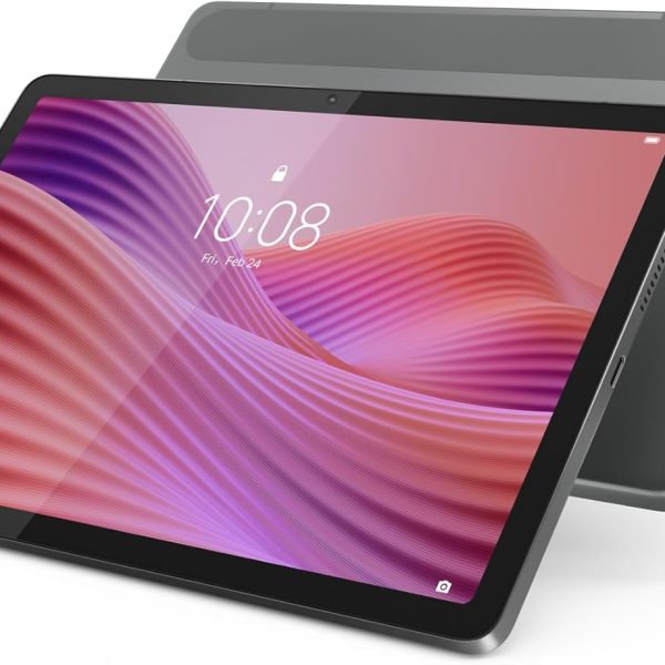تابلت لينوفو، 10 بوصة رمادي (لونا جراي)، ميديا تيك® G85 OC 2 جيجاهرتز، ذاكرة رام 4GB، ذاكرة تخزين 64GB، TB311FU-LTE، بطارية 5100 ميلي امبير في الساعة، ZAEH0050SA، مع حافظة شفافة، ZAEJ0021SA