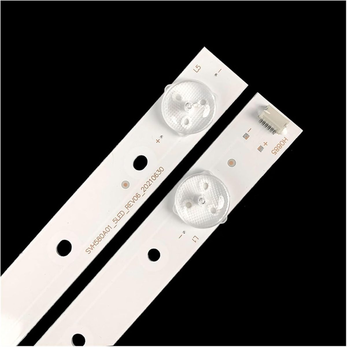 ⁦SHYHHTS 594mm 3V TV Backlight Strip for Hi.sen/se 58inch SVH580A01_5LED_REV06 LED58EC320A LCD-60UE20A LED58K220 LCD-60UE20A LED58EC320A⁩ - الصورة ⁦2⁩