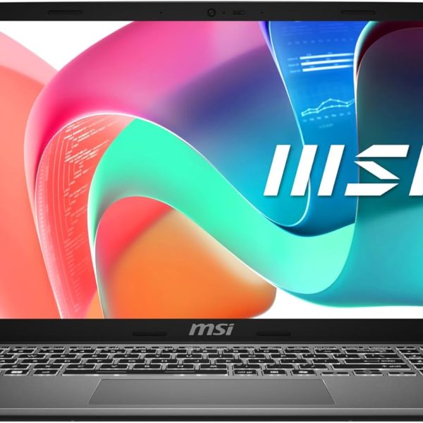 MSI Modern Laptop, 14",Intel Core i5, 8 GB RAM, 512 GB NVMe M.2 SSD,Windows 11, Intel Iris Xe Graphics, Grey