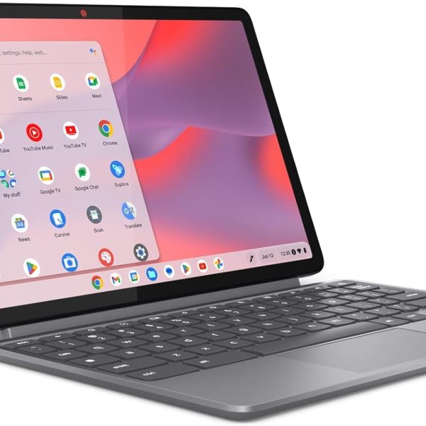 Lenovo Laptop Chromebook Duet 10.95 inch, Kompanio 838, 8GB RAM, 128GB, SSD, QWERTY, Spanish, Brand EAN: 0198155871719