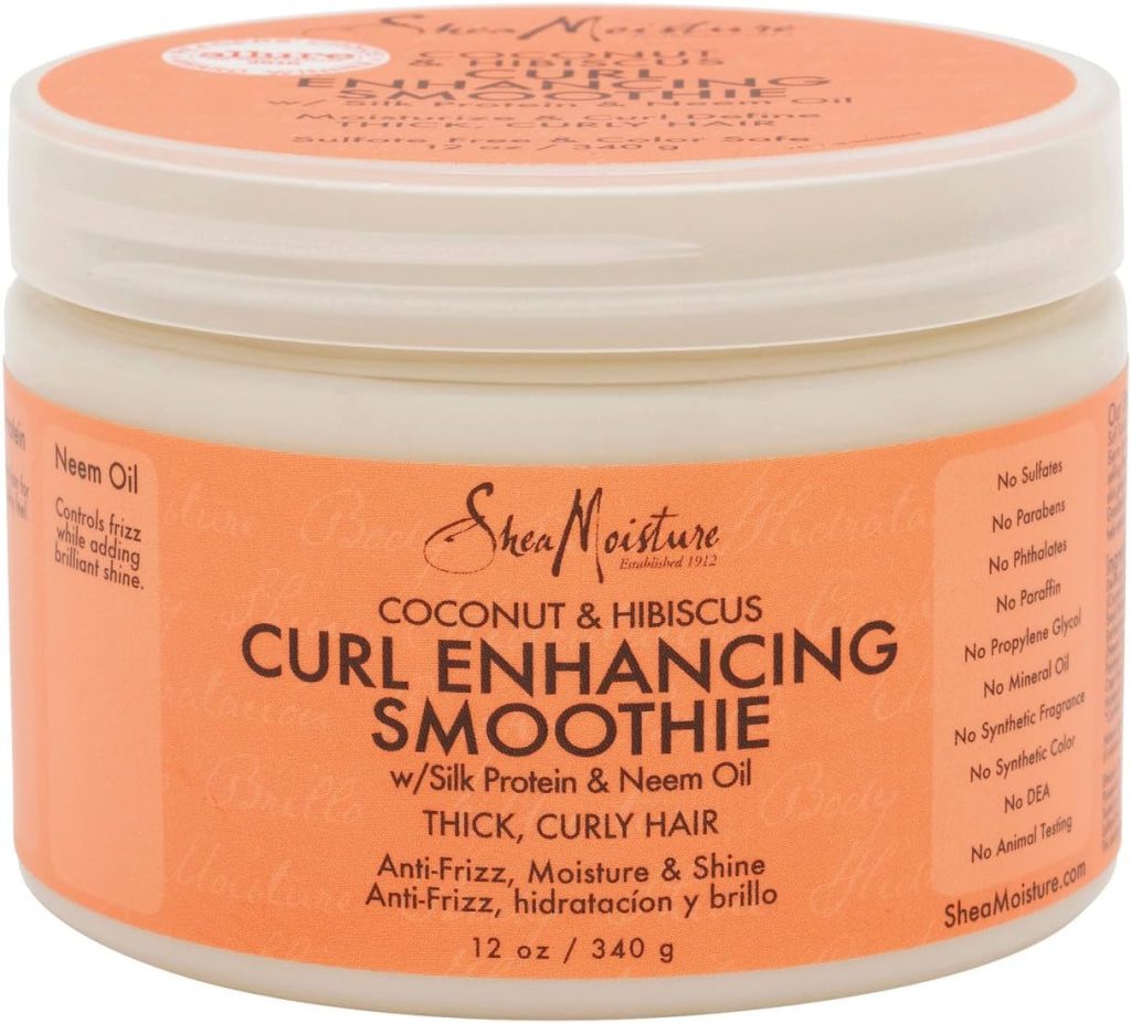 Shea Moisture Coconut and Hibiscus Curl Enhancing Hair Cream, 12 oz