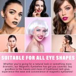 ⁦2025 NEW Magnetic Eyelashes L02 - No Glue, No Eyeliner, Reusable & Easy to Wear Natural Look False Lashes with Applicator, Effortless Application & Removal⁩ - الصورة ⁦5⁩