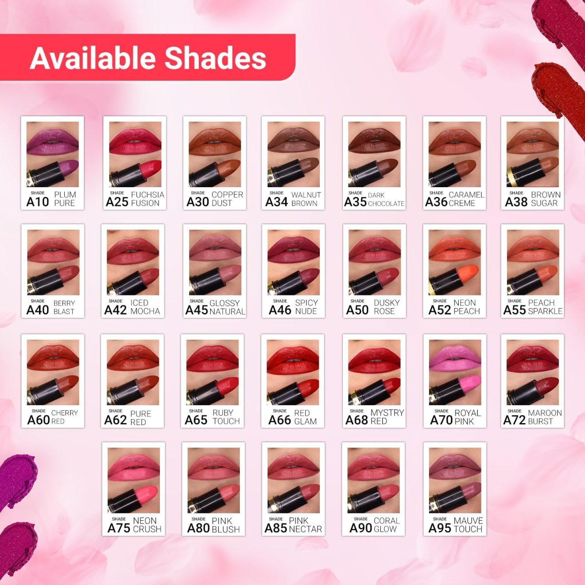 ⁦Iba Halal Care Pure Lips Moisturizing Lipstick, 4g (Pure Red)⁩ - الصورة ⁦7⁩