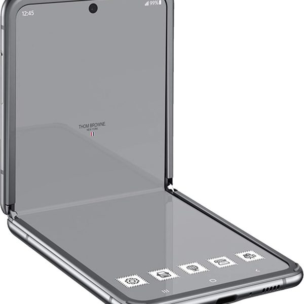 Samsung Z Flip 4G 256GB - T.Bowne Ed، من سامسونج، رمادي