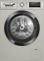 Bosch Washing Machine WAN28283SA Series 4, Front Load, 8 kg, 1400 RPM, Inox Silver, EcoSilence Drive™, SpeedPerfect Technology, VarioDrum Pot, ActiveWater Plus System, LED Display
