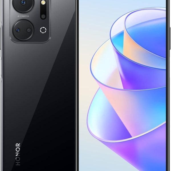 Honor X7a Dual SIM 128GB ROM + 6GB RAM Factory Unlocked 4G Smartphone (Midnight Black) - International Version