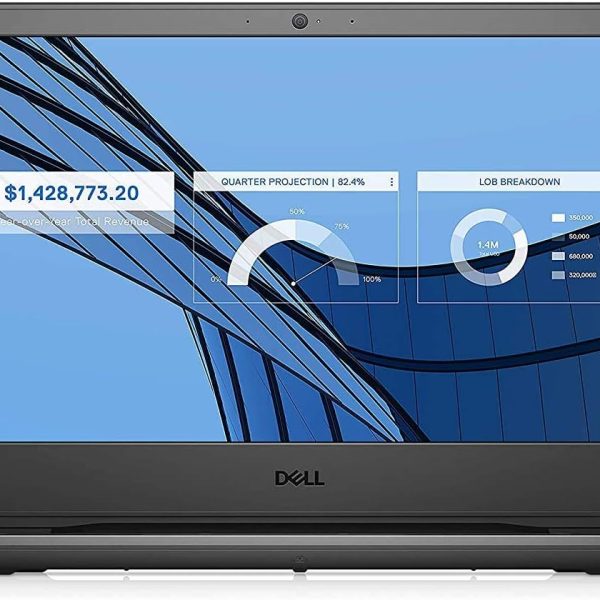 لابتوب ديل فوسترو 3401 شاشة فل اتش دي 14 انش بحواف نحيفة من الجانبين الجيل العاشر i3 1005G1 4جيجا 1 تيرا بطاقة رسومات مدمجة اسود D552124WIN9BE انتل DOS