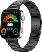 NESLIN Band Compatible with Huawei Watch Fit 4/4 pro 2025 /Fit 3 Strap, Adjustable Stainless Steel Metal Watch Band Classic Business Style Strap for Huawei Watch Fit 4 2025 Replacement Band Women Men