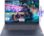لينوفو احدث لابتوب ايديا باد سليم 5i بمعالج انتل كور i7-1355U الجيل 13 بشاشة لمس 16 انش IPS (1920×1200) وذاكرة 16GB وSSD PCIe 1TB وويندوز 11 هوم وقلم ستايلس (16GB RAM و1TB PCIe SSD)